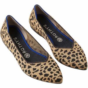 Rothy’s Women’s Pointed Toe Flats Leopard Print Size 7.5